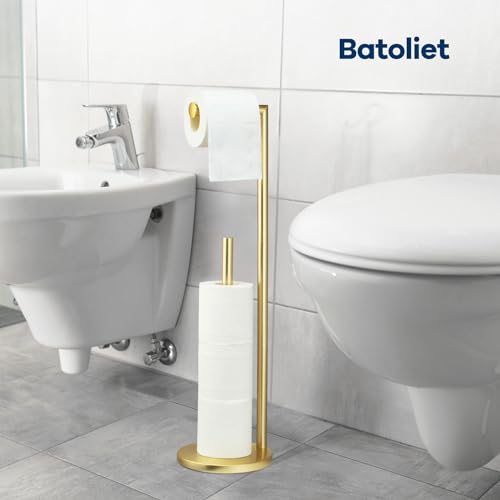 Toilet Paper Holder Stand with Storage F38587