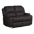 Manual Slate Wall Hugger Reclining RV Sofa O84306