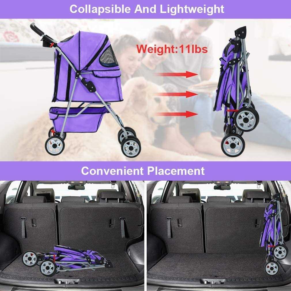 Pet Stroller Folding Carrier R9028