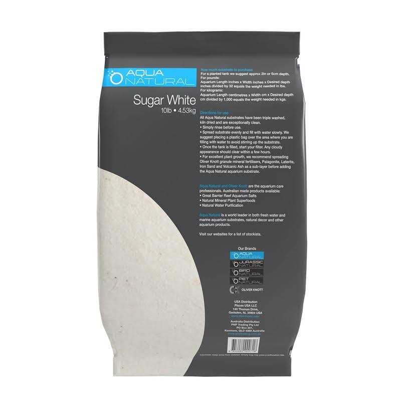 White Sand 10lb Substrate for Aquariums H85699