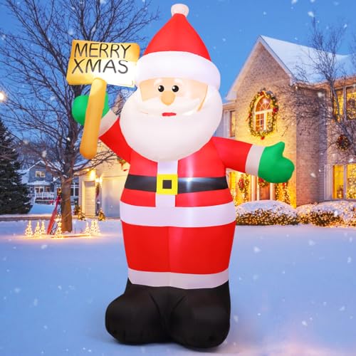 8 FT Santa Claus Inflatable with Built-in LEDs M2762
