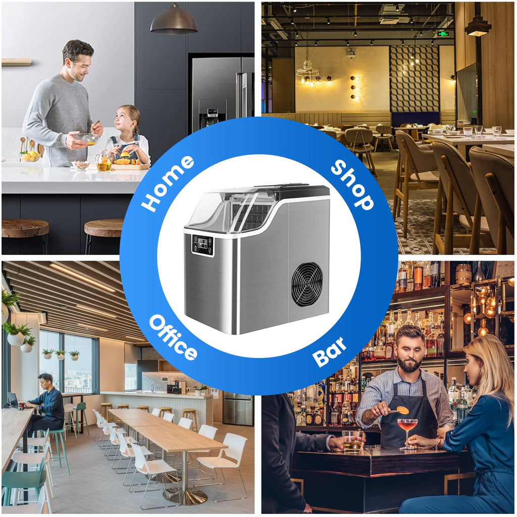 Stainless Steel Ice Maker Q7446