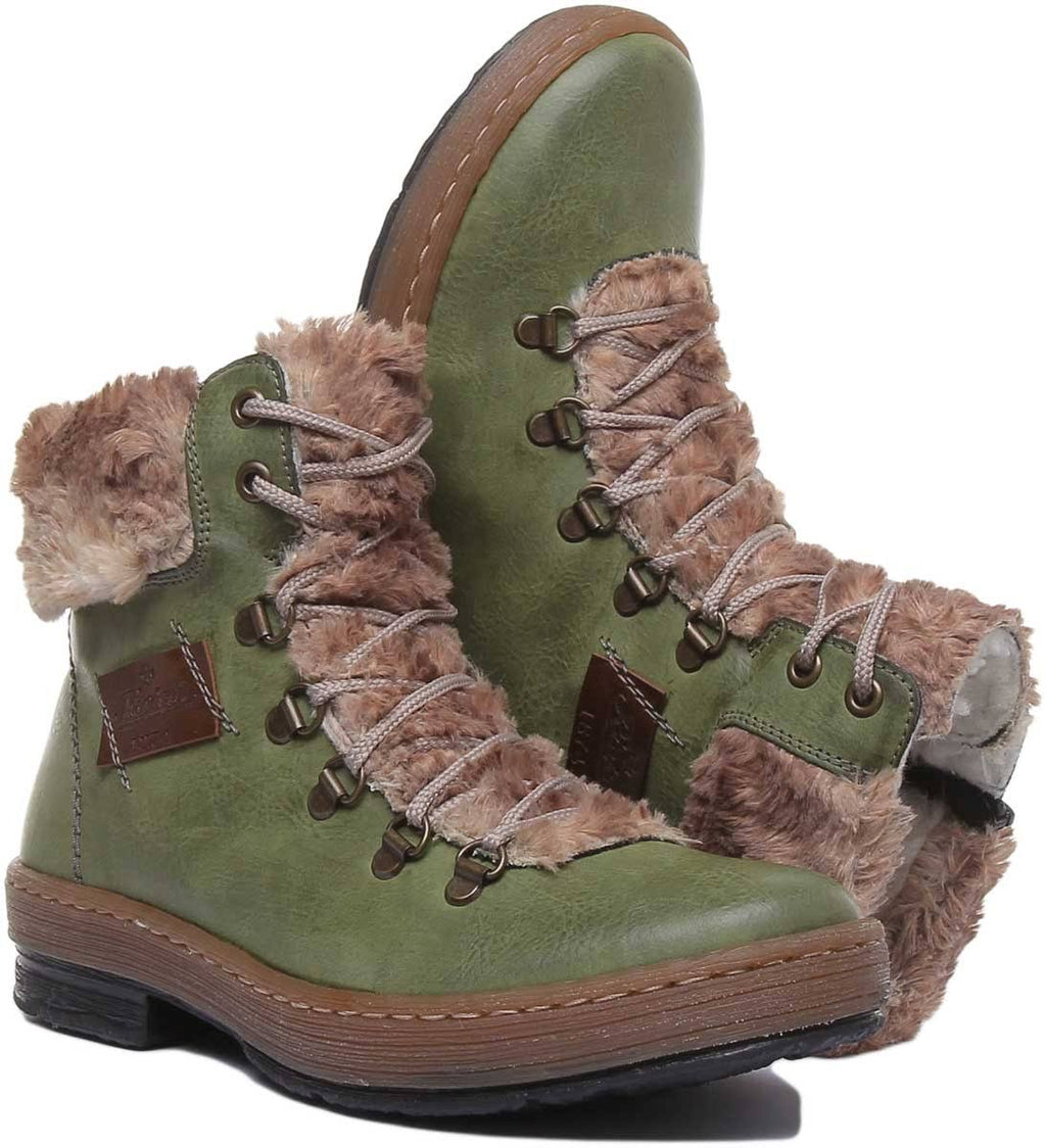 Green Rieker Shoes L7101