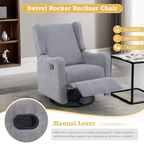 Swivel Rocking Recliner Chair P497