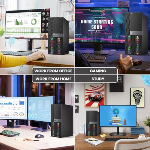 RGB Gaming Desktop PC Intel Core i7 6th Gen GTX 1050 Ti 4GB 16GB Ram 512GB SSD Windows 10 Pro I1044