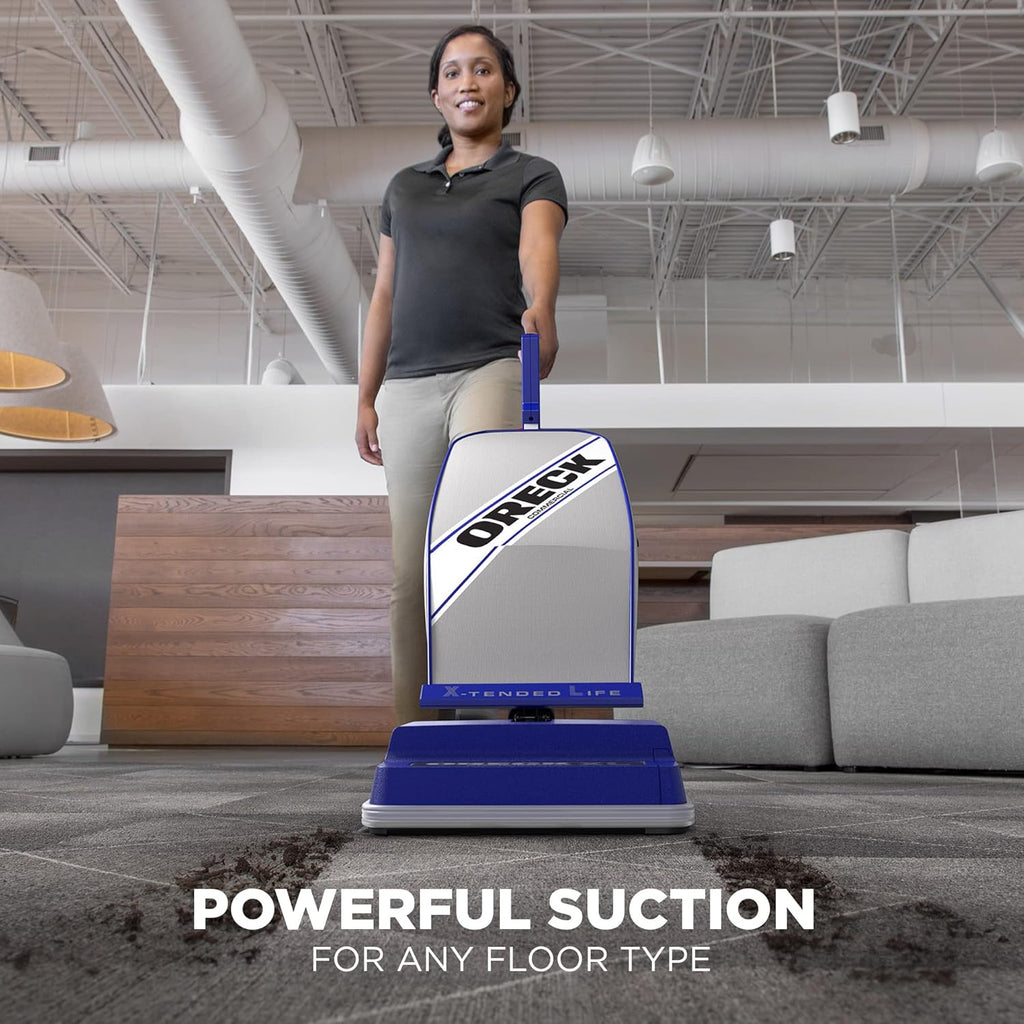 Gray/Blue Upright Vacuum Cleaner B1175