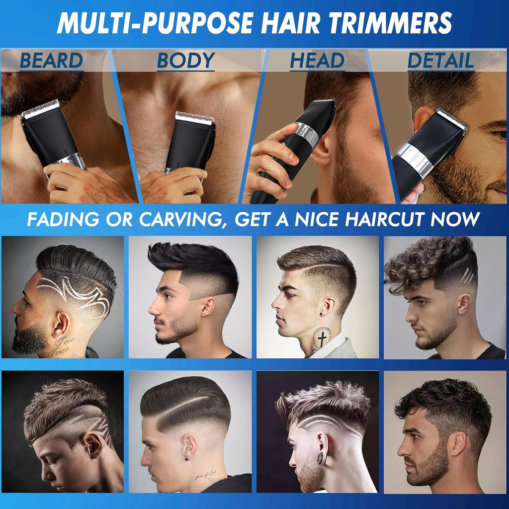Cordless Hair Clippers with LED Display M413