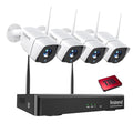 5MP 8 Camera Wireless Security Camera System with 8CH NVR 3TB Hard Drive Night Vision T59524