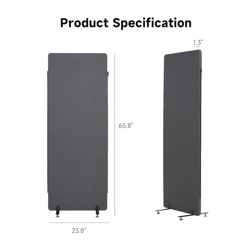 24" x 66" Single Panel Room Divider with Removable Side Zipper R68152