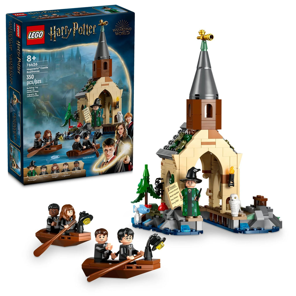 Hogwarts Castle Boathouse with 2 Buildable Boats and 5 Minifigures N6324