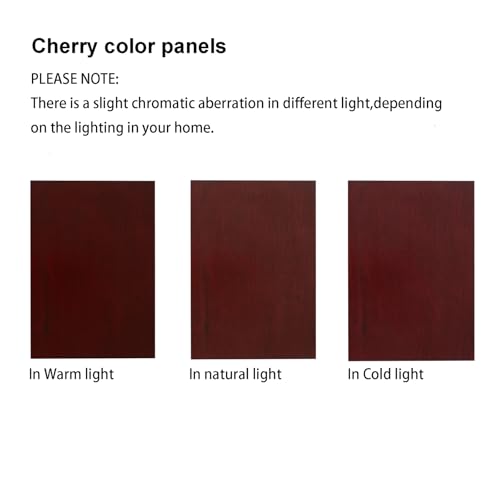 6-Tier Lighted Corner Curio Cabinet with Mirrors and Adjustable Shelves (Cherry) G426