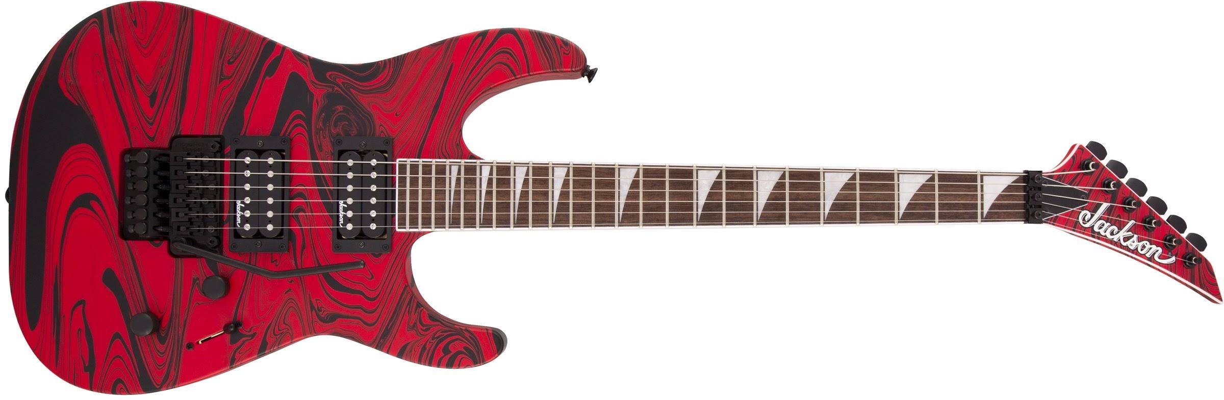 Satin Red Swirl Electric Guitar S6001