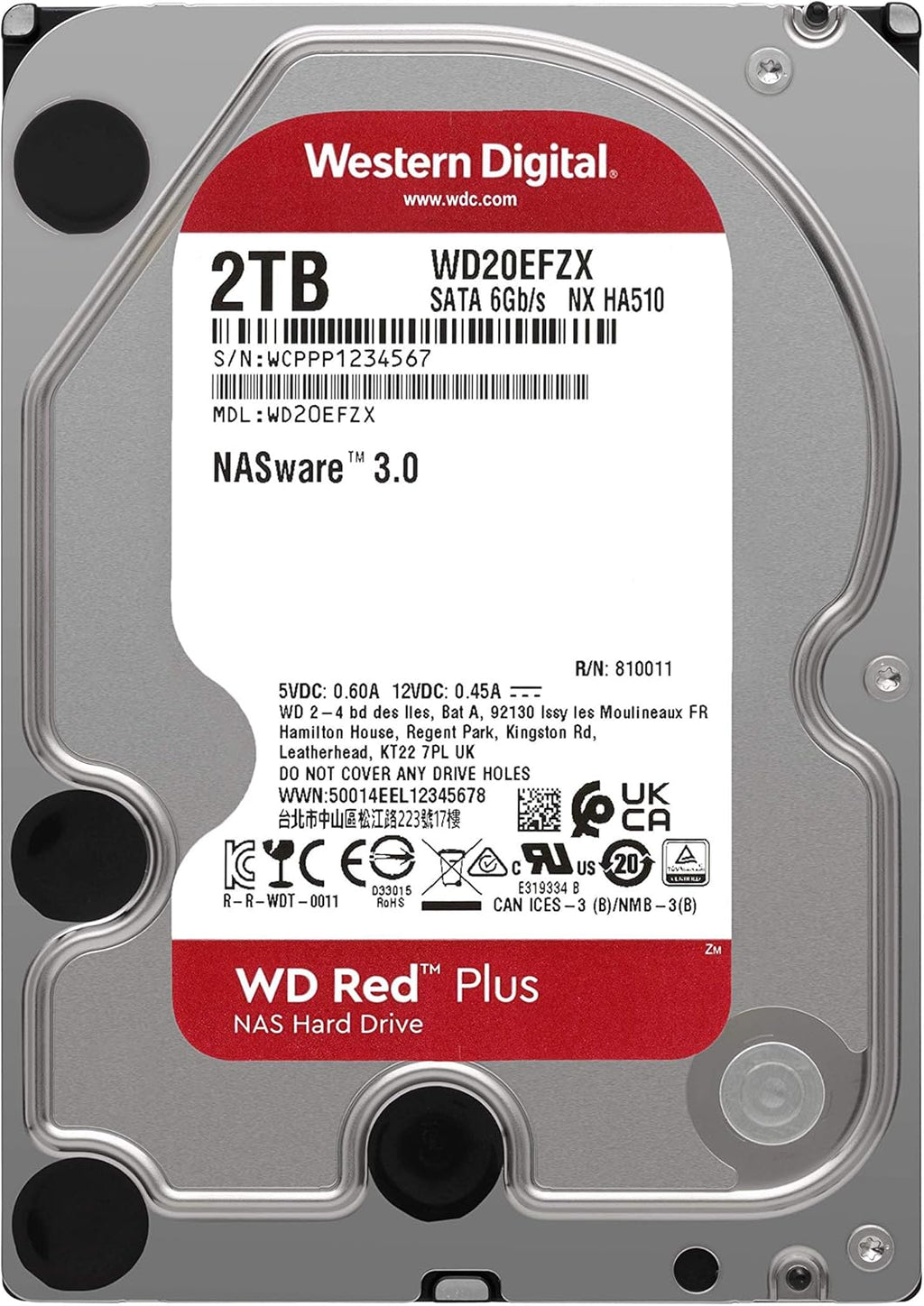 12TB NAS Internal Hard Drive HDD 7200 RPM SATA CMR 3.5 E69555