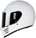 White Integral Helmet Q8592