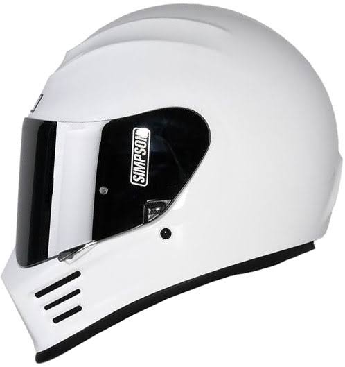 White Integral Helmet Q8592