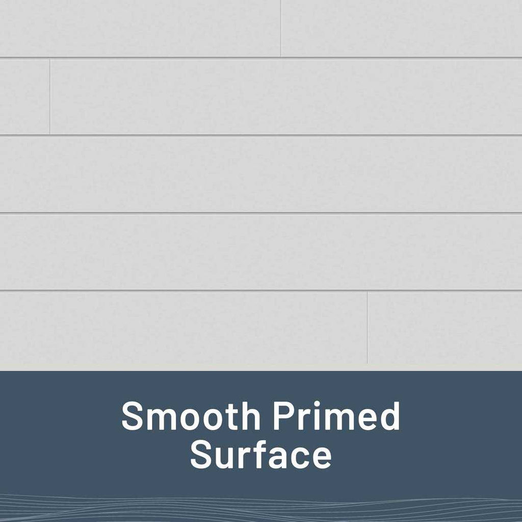 1 in. x 8 in. x 8 ft. Primed White Smooth Pine Shiplap Board N777