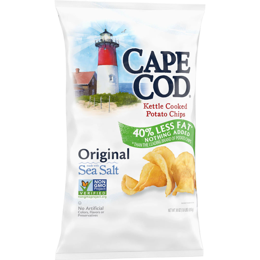 Less Fat Original Kettle Cooked Chips, 30 oz V2354