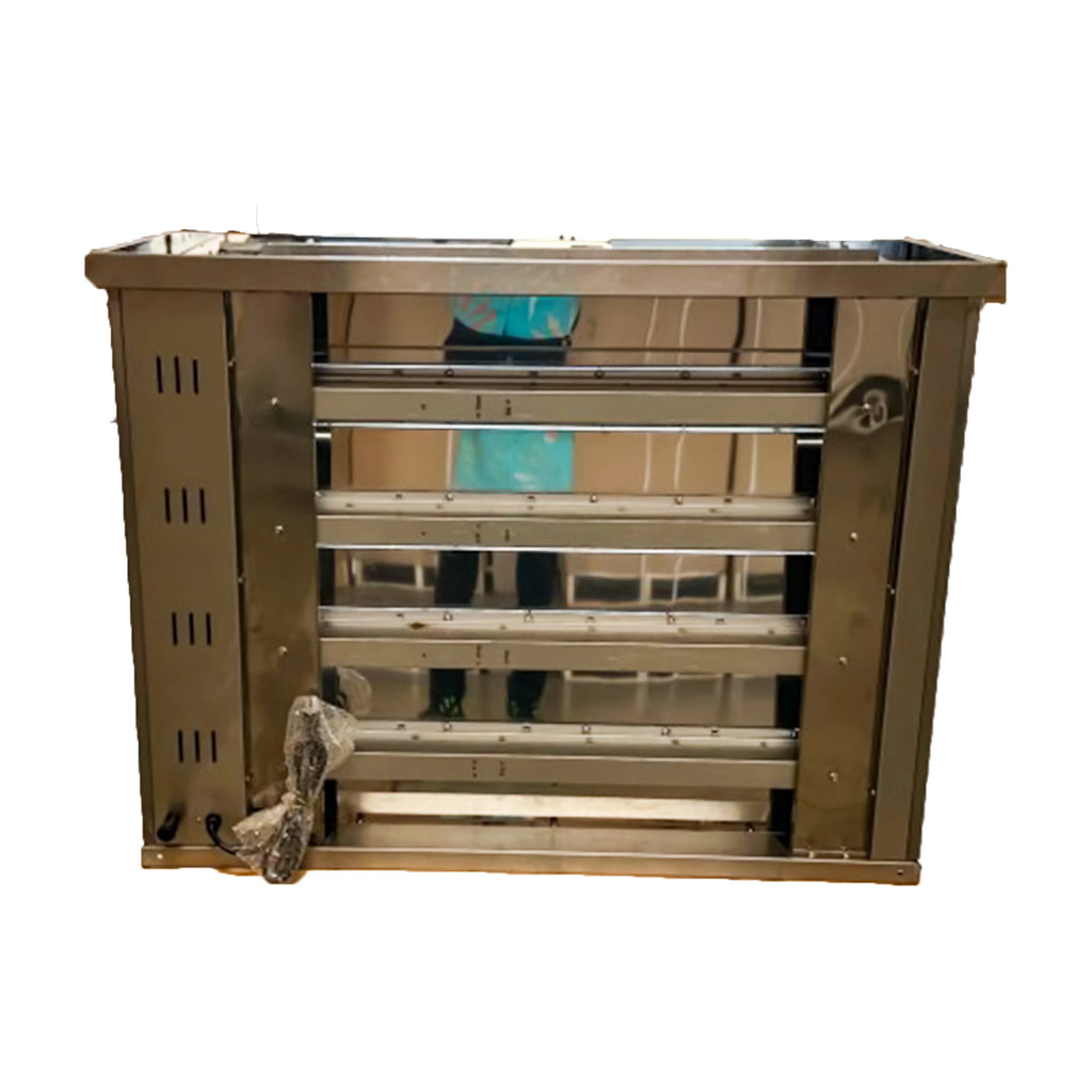84,000BTU Natural Gas Rotisserie Oven Grill Roaster with Auto Rotating Skewers T833384