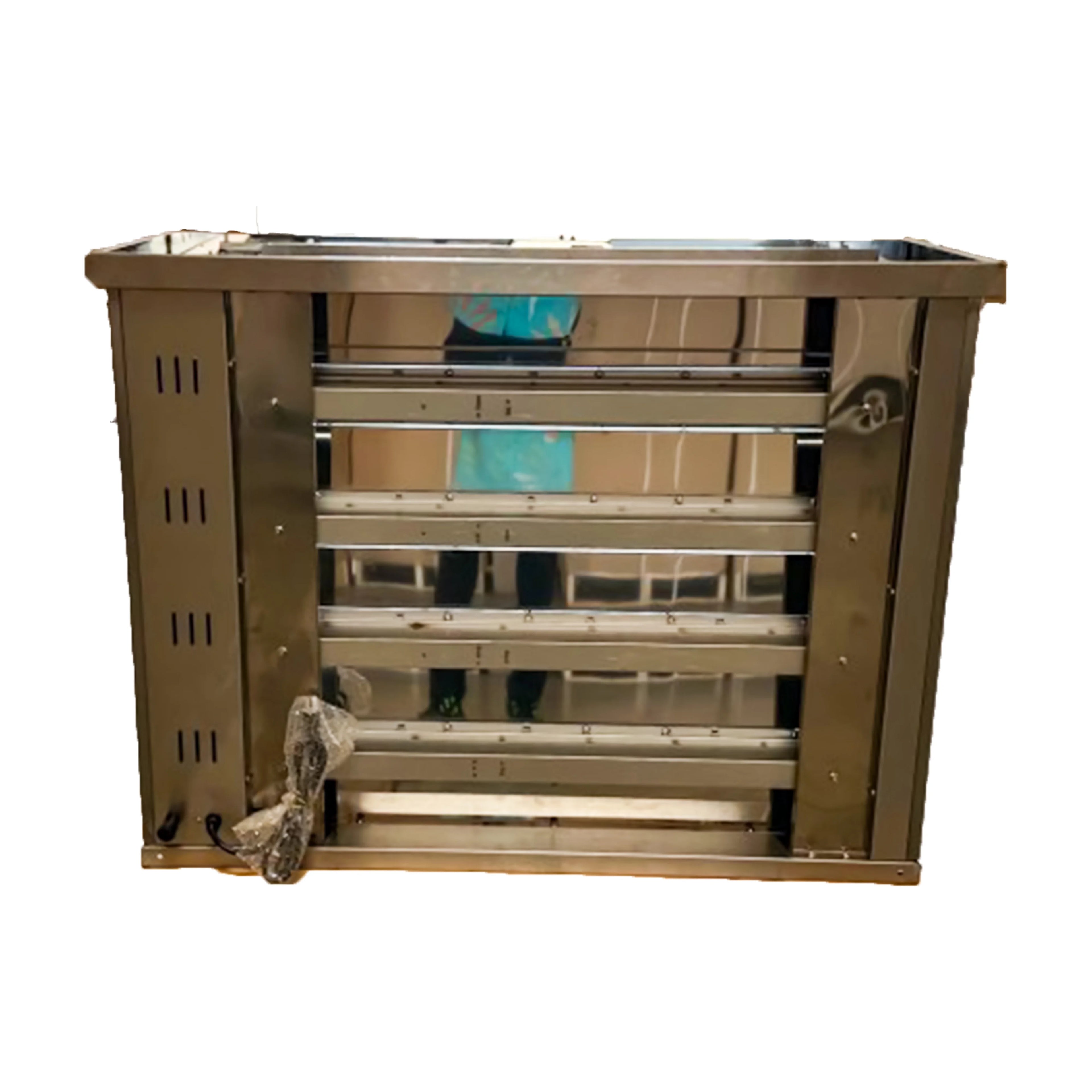 84,000BTU Natural Gas Rotisserie Oven Grill Roaster with Auto Rotating Skewers T833384