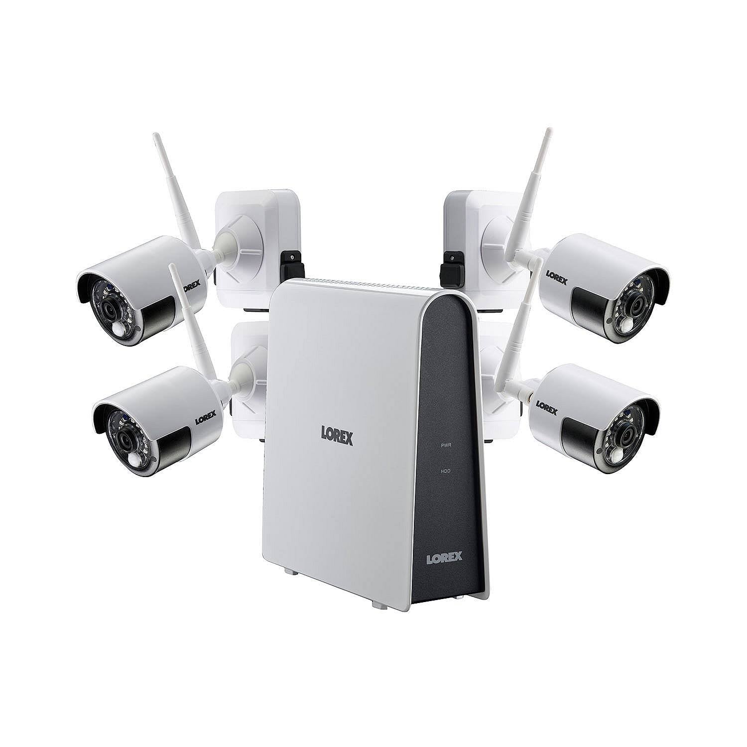 4 Camera 1080p Wire-Free Security System, 16GB Y510022