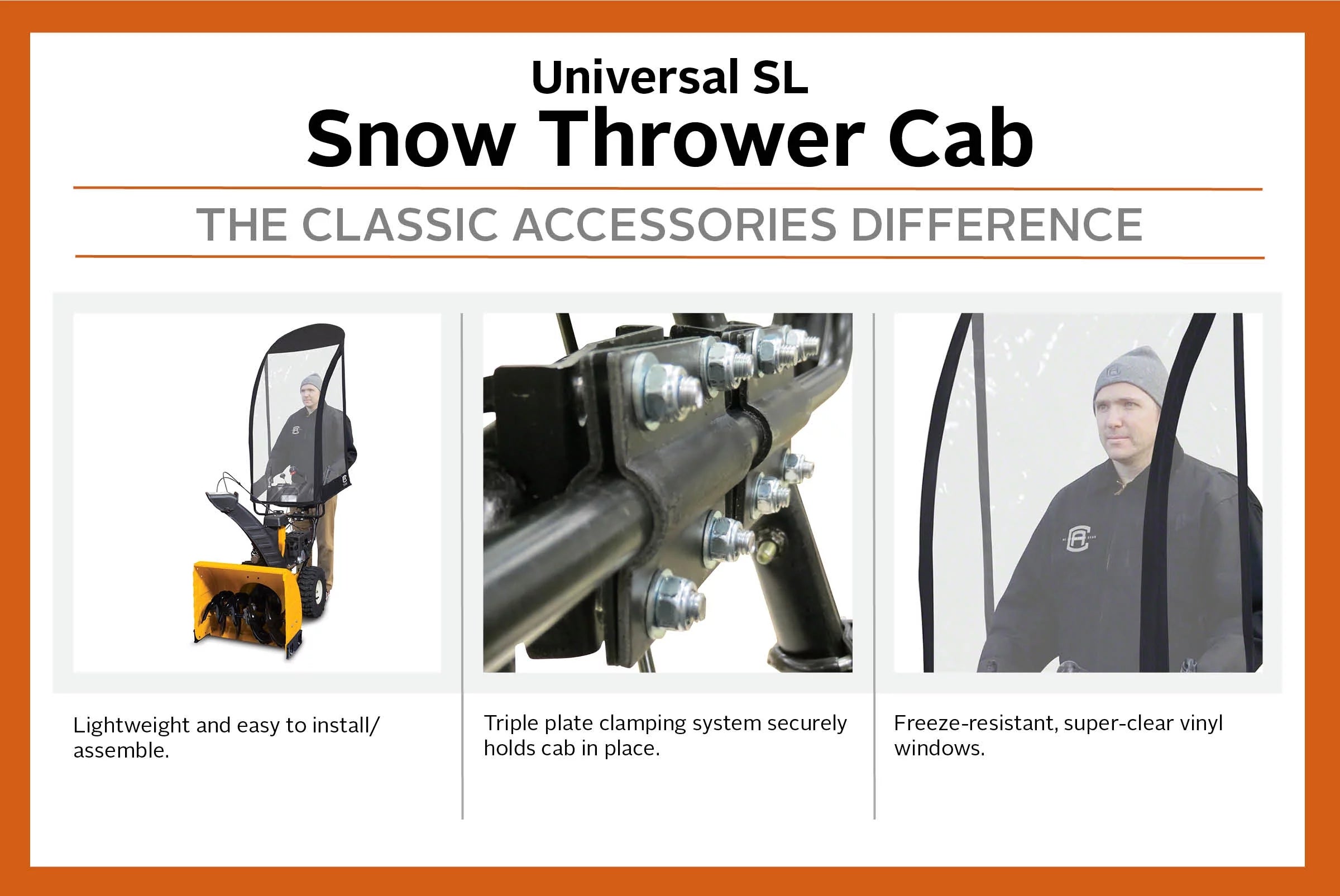 Universal Snow Thrower Cab Q439793
