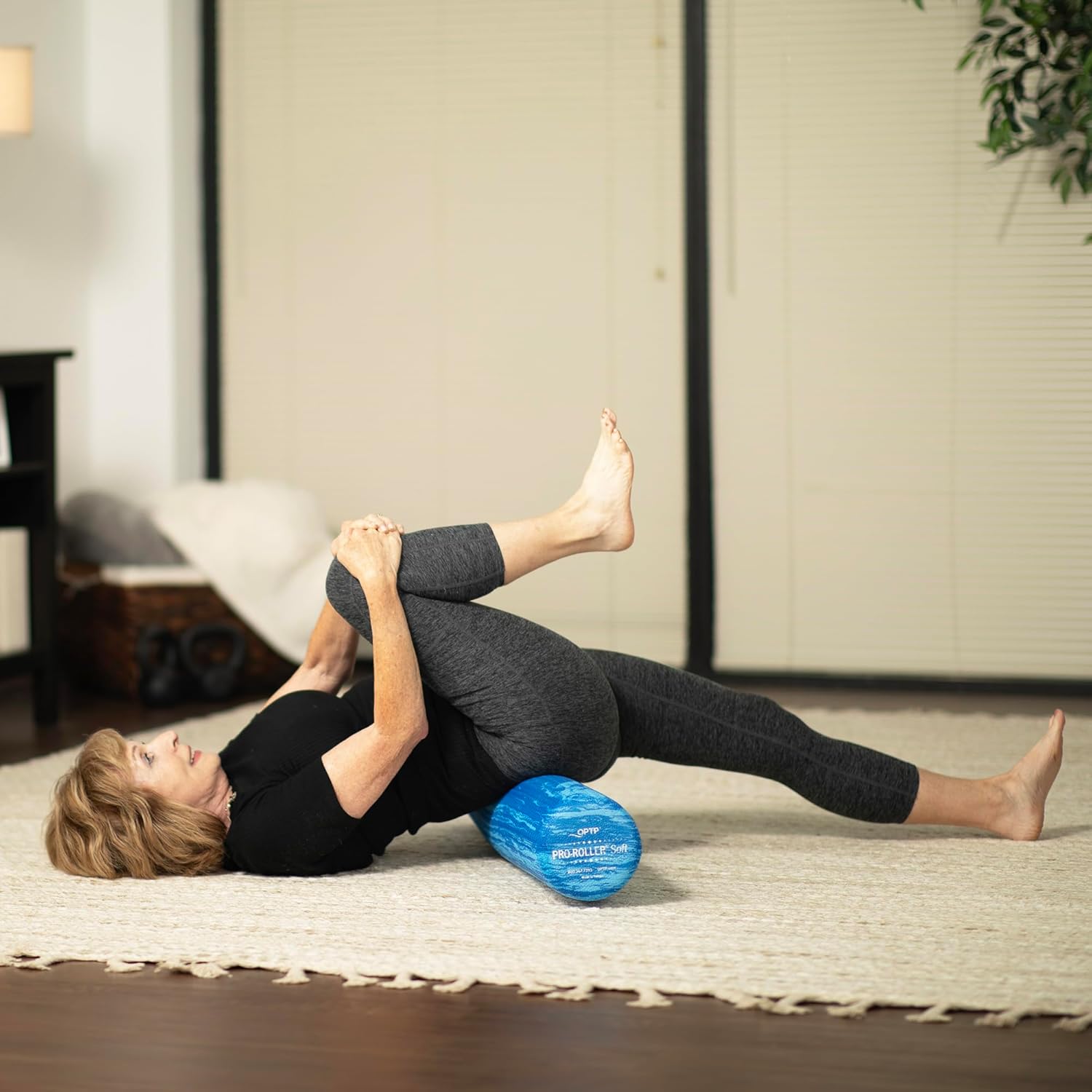 Blue 36" x 6" Soft Density Foam Roller G1490