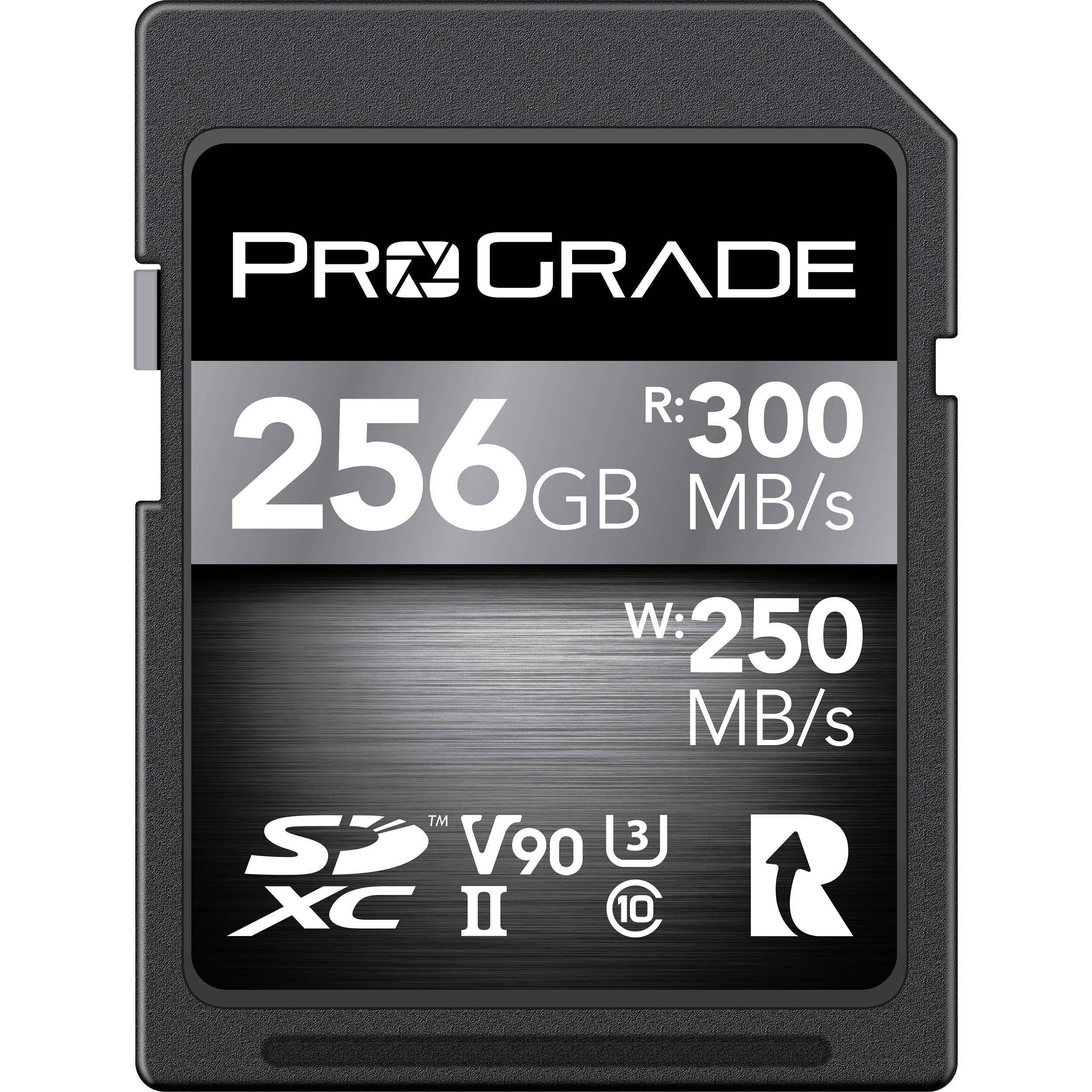 256GB SDXC UHS-II V90 Memory Card G799