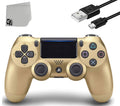 Gold Blue Wireless Controller Bundle with Charging Cable E481314