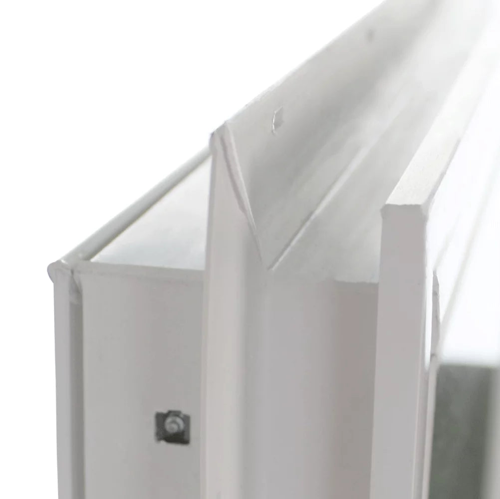 Double Pane Vinyl Transom Window 24" x 10" with Grids Non-Opening Low-E Glass G720557