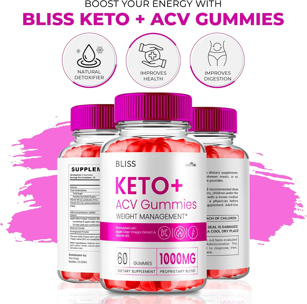ACV Gummies 1000mg with Apple Cider Vinegar Vitamin B12 Pomegranate (1 Pack) O809