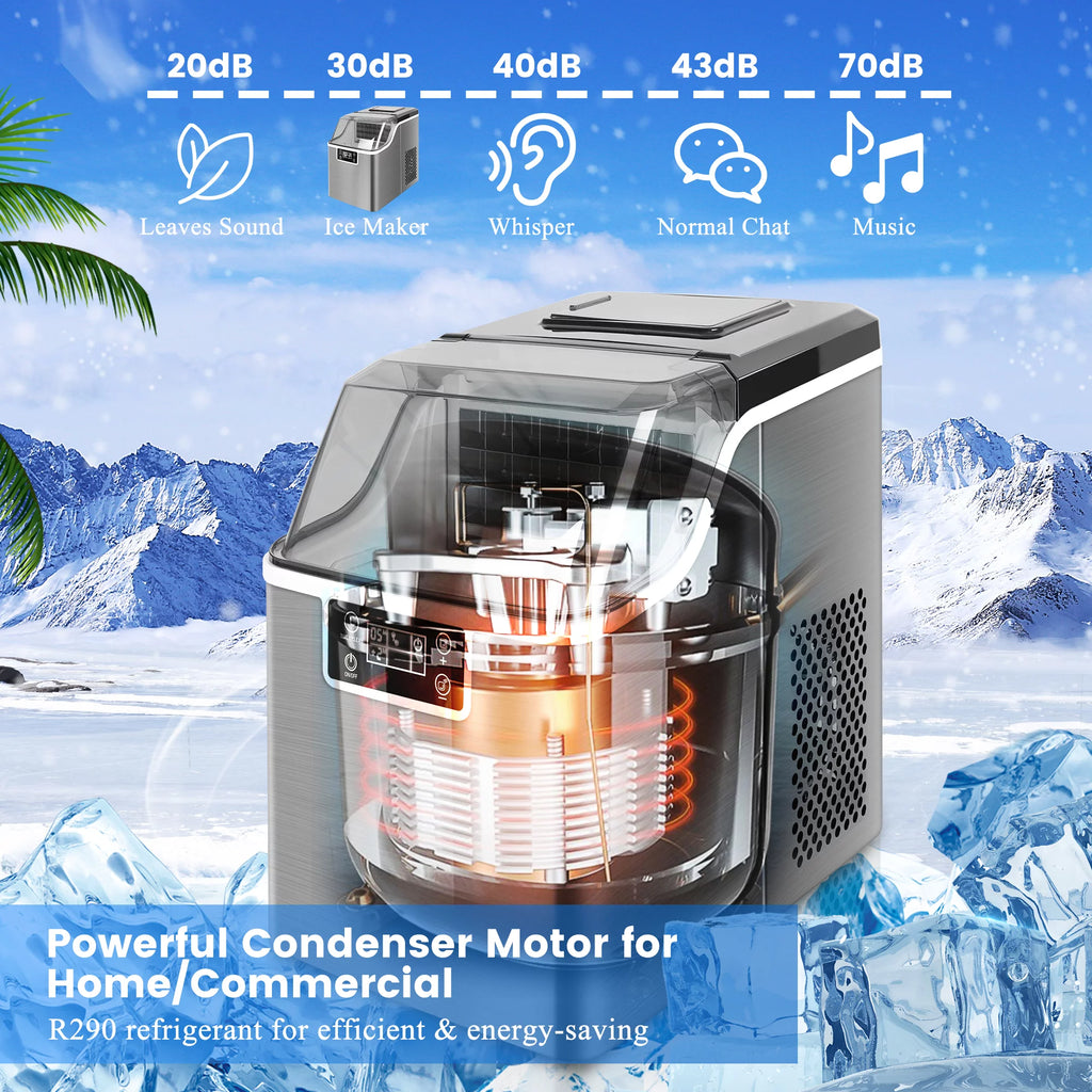 Stainless Steel Ice Maker Q7446