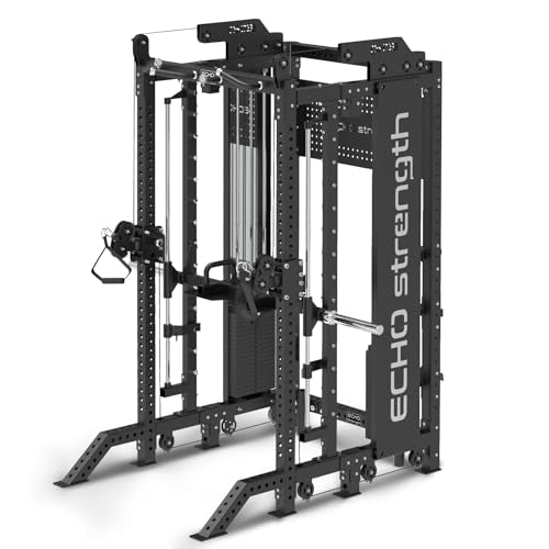 Commercial Functional Trainer Cable Machine with Dual Weight Stacks D978652