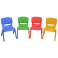 Set of 4 Plastic Kids Chairs B7069