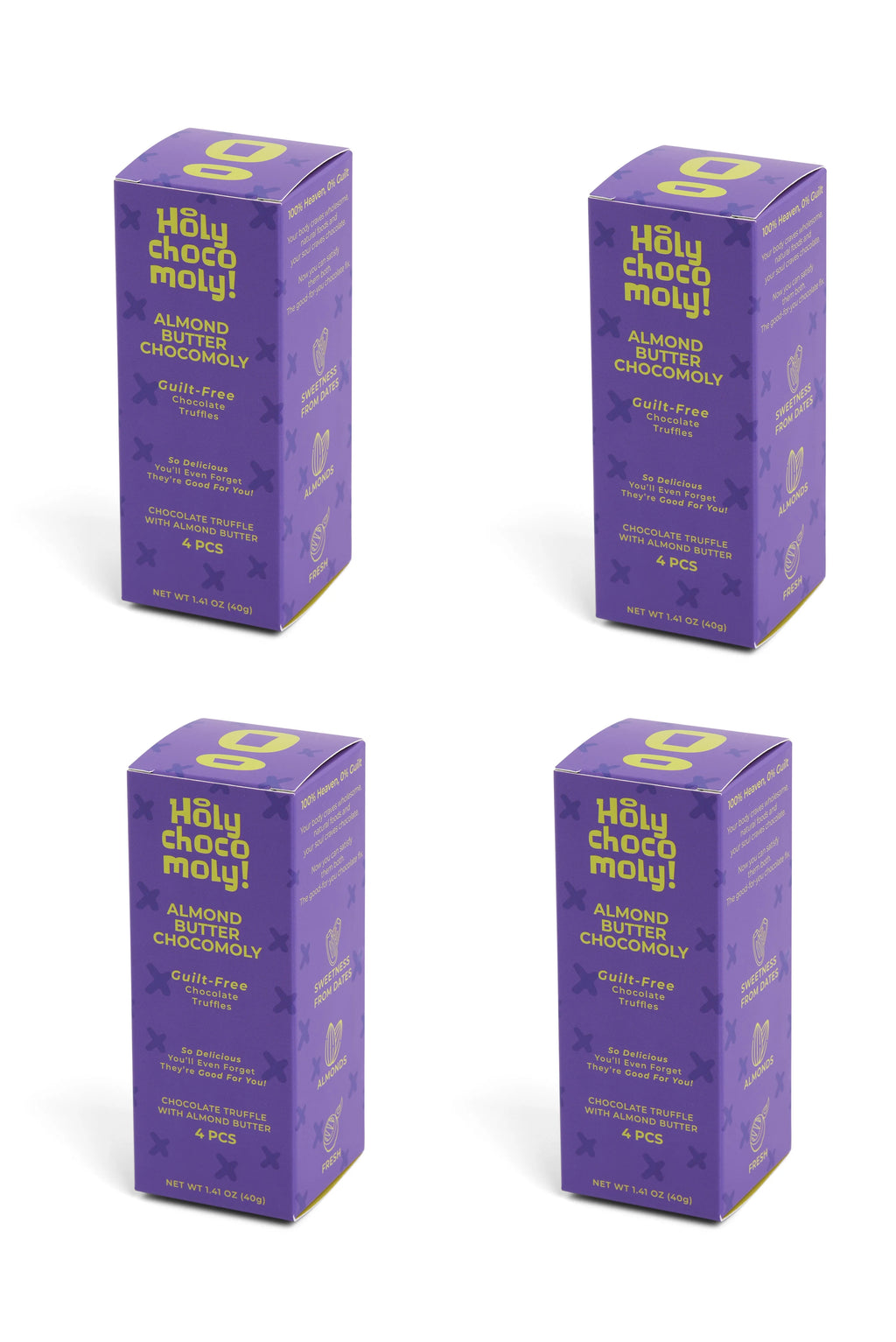 4 Pack Almond Butter Chocolate Truffles, 16 Count B882