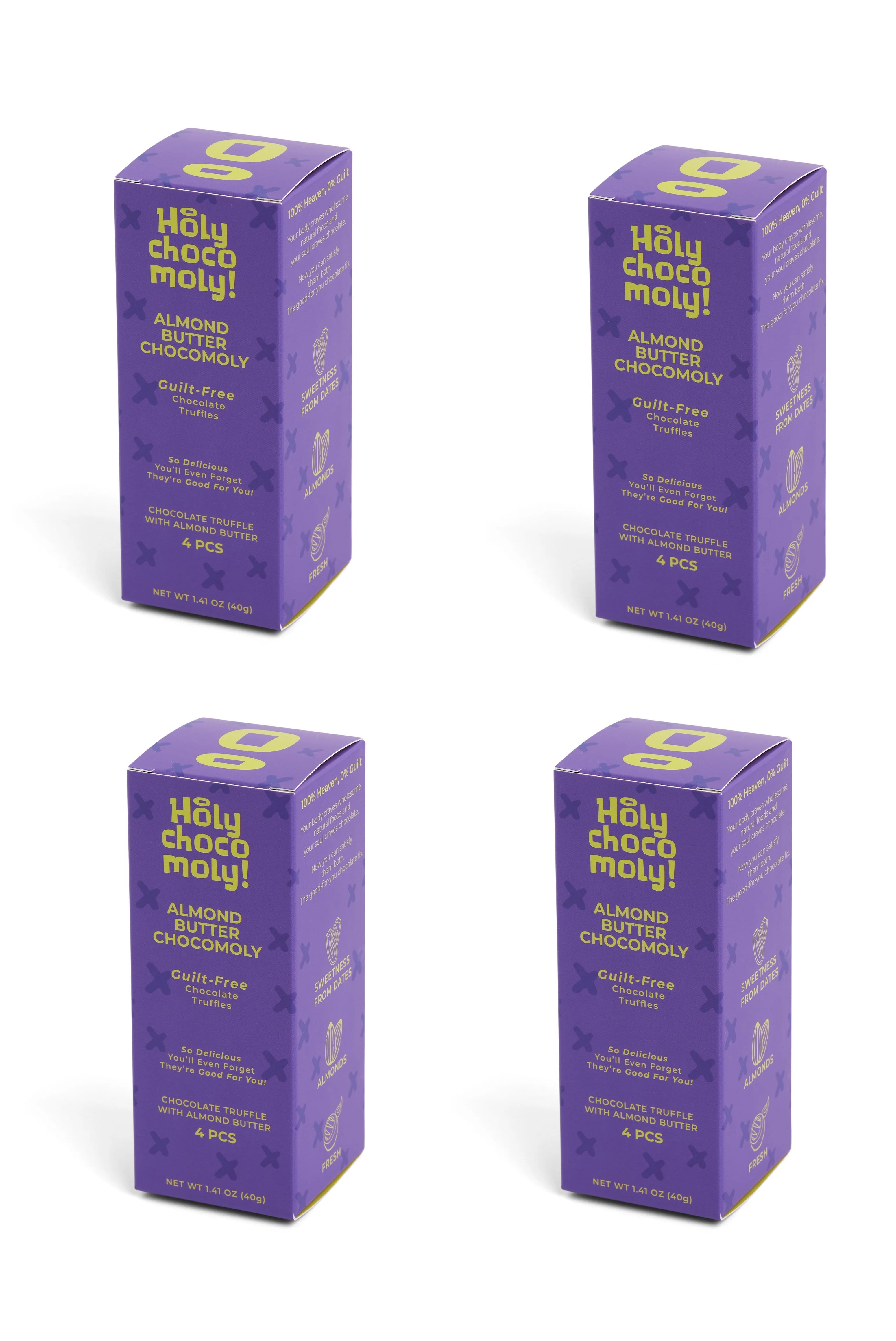 4 Pack Almond Butter Chocolate Truffles, 16 Count B882