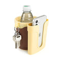 3-in-1 Bike Cup Holder with Cell Phone Keys Holder, Grey Green T4693