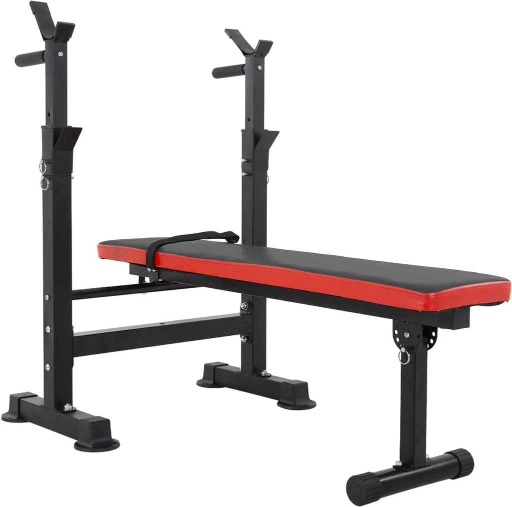Adjustable Weight Bench with Barbell Rack M62552