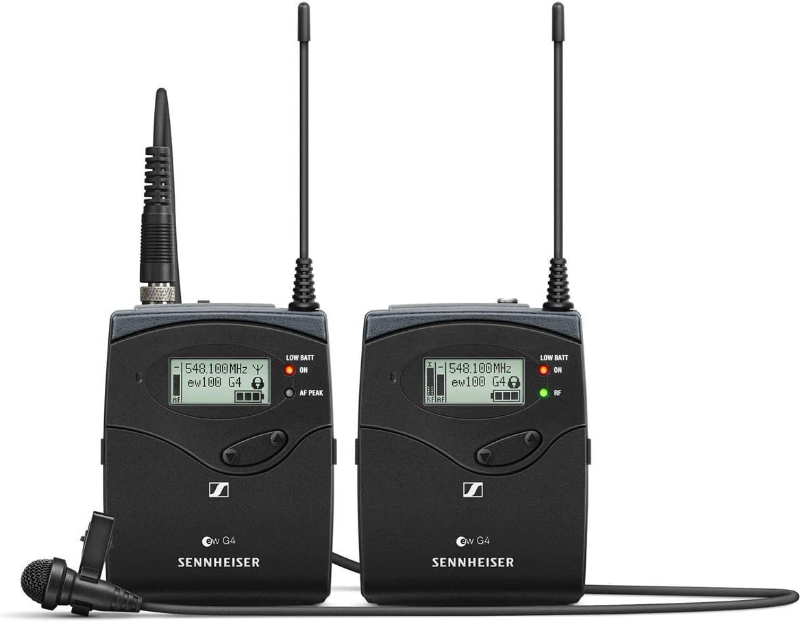 Black Wireless Lavalier Microphone System A15054