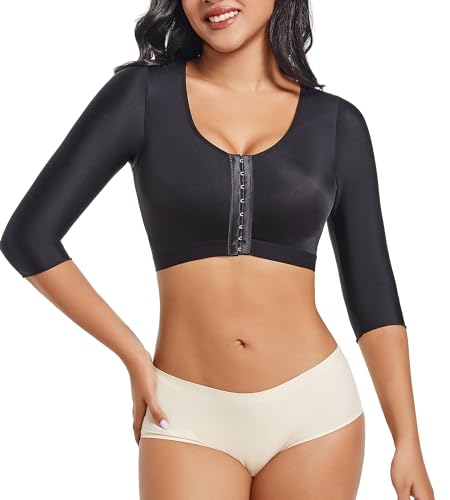 Post Op Arm Compression Sleeve Front Closure Faja Post Surgery Bra Shapewear S854720