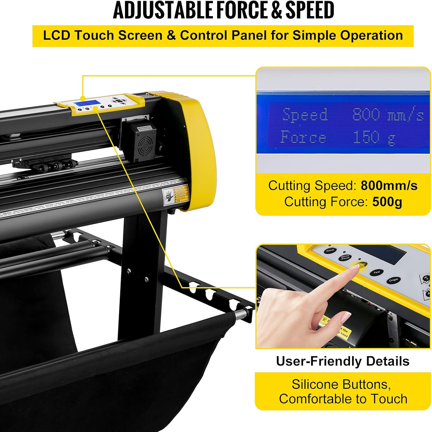 28 in Vinyl Cutter Machine with Stand D38222