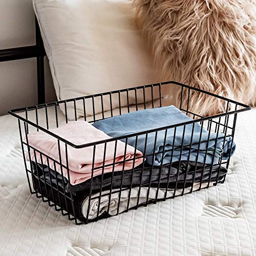 17.5" 2Packs Wire Metal Freezer Organizer Bins S981