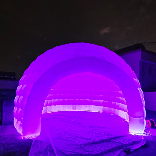 Portable LED Inflatable Dome Tent with Air Blower P90661