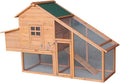 Waterproof Multi-Level Chicken Coop with Ramps, Nesting Box, Wire Fence (75‘’) G152