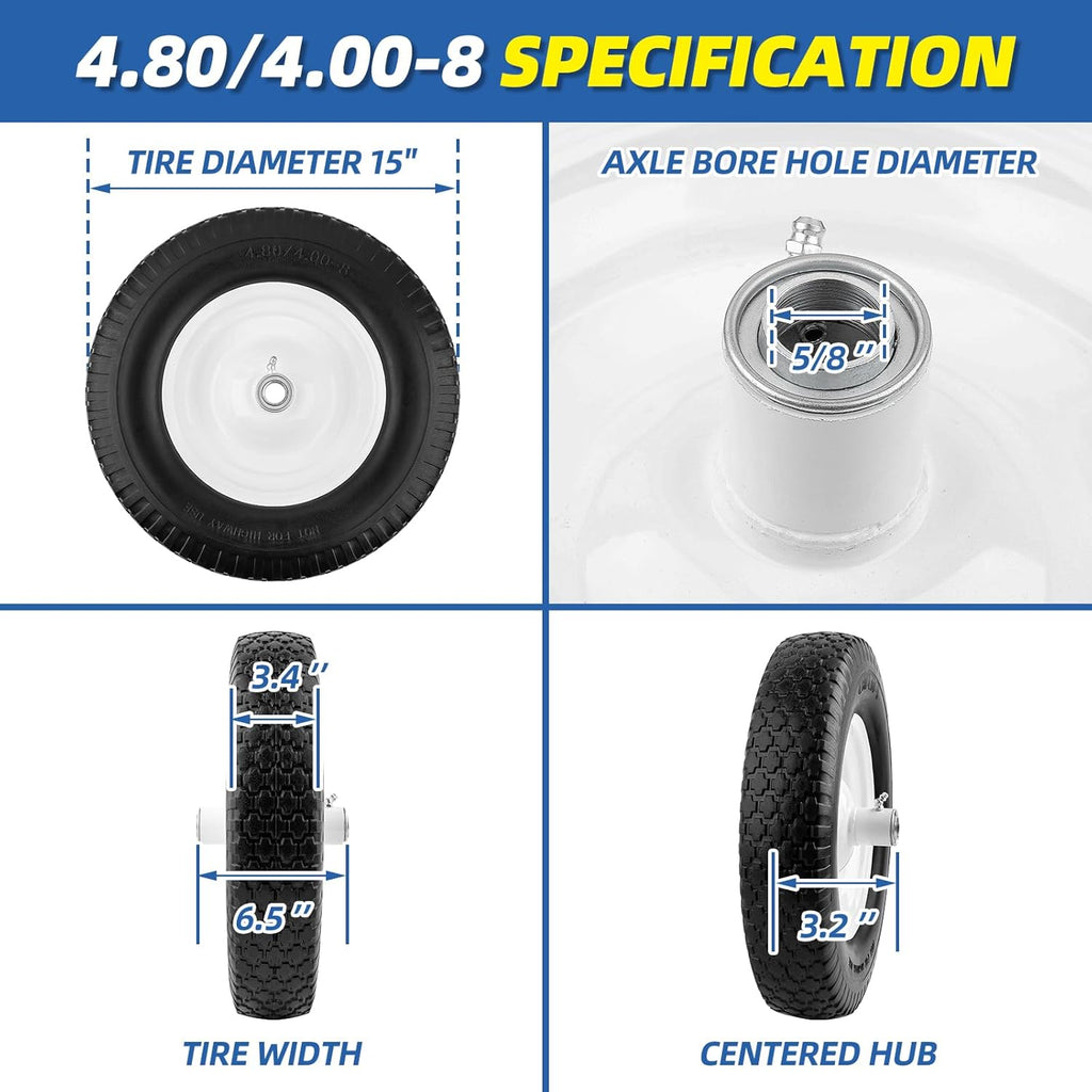 Flat Free Wheelbarrow Tire A9785