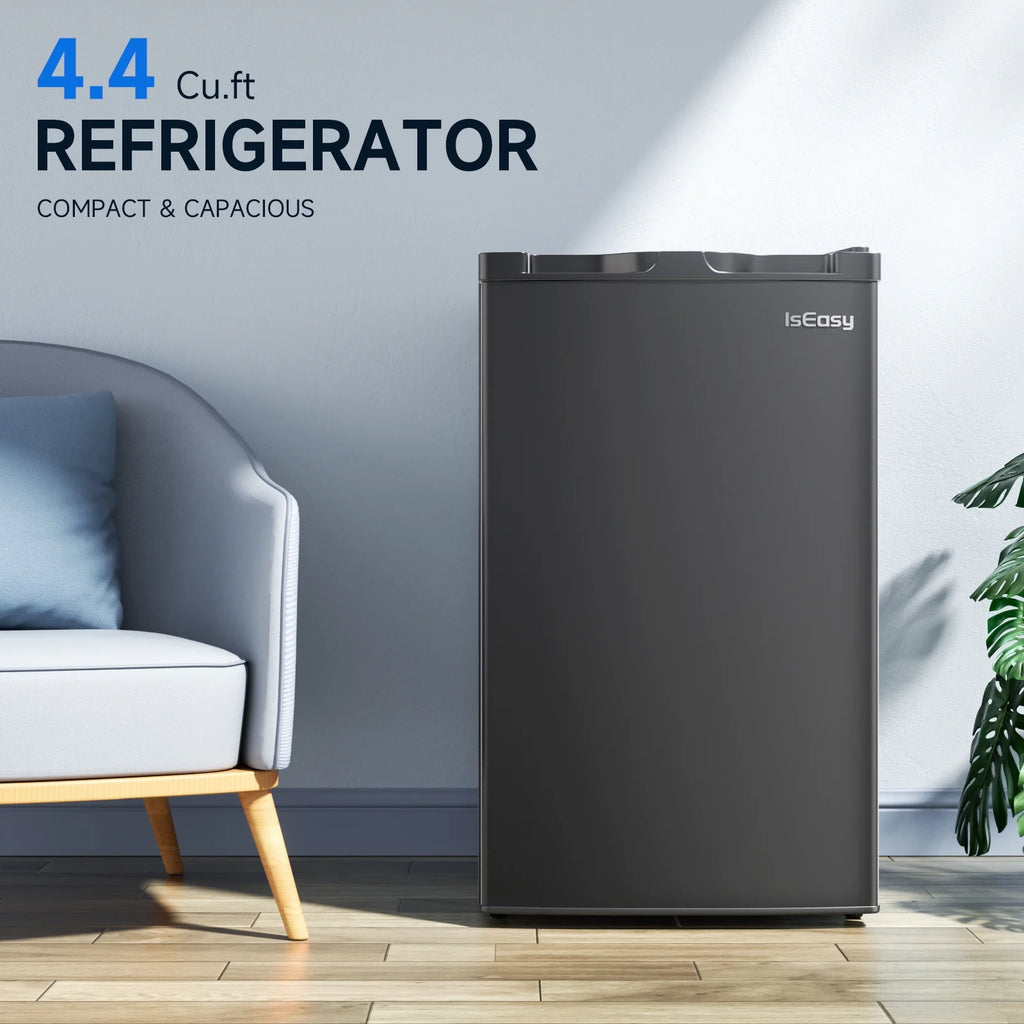 4.4 Cu.Ft Mini Fridge with Freezer, Black J16391