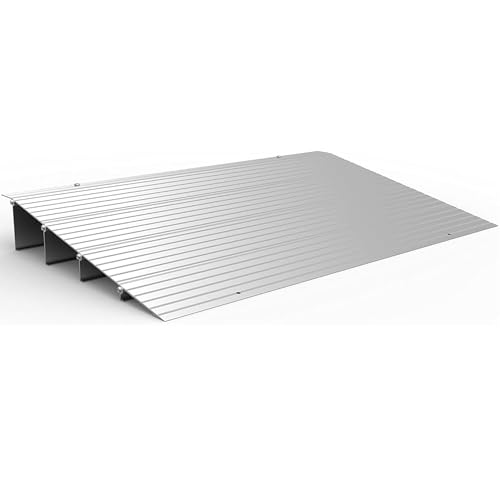 Portable Self Supporting Aluminum Modular Entry Threshold Ramp, 6 Inch B20824
