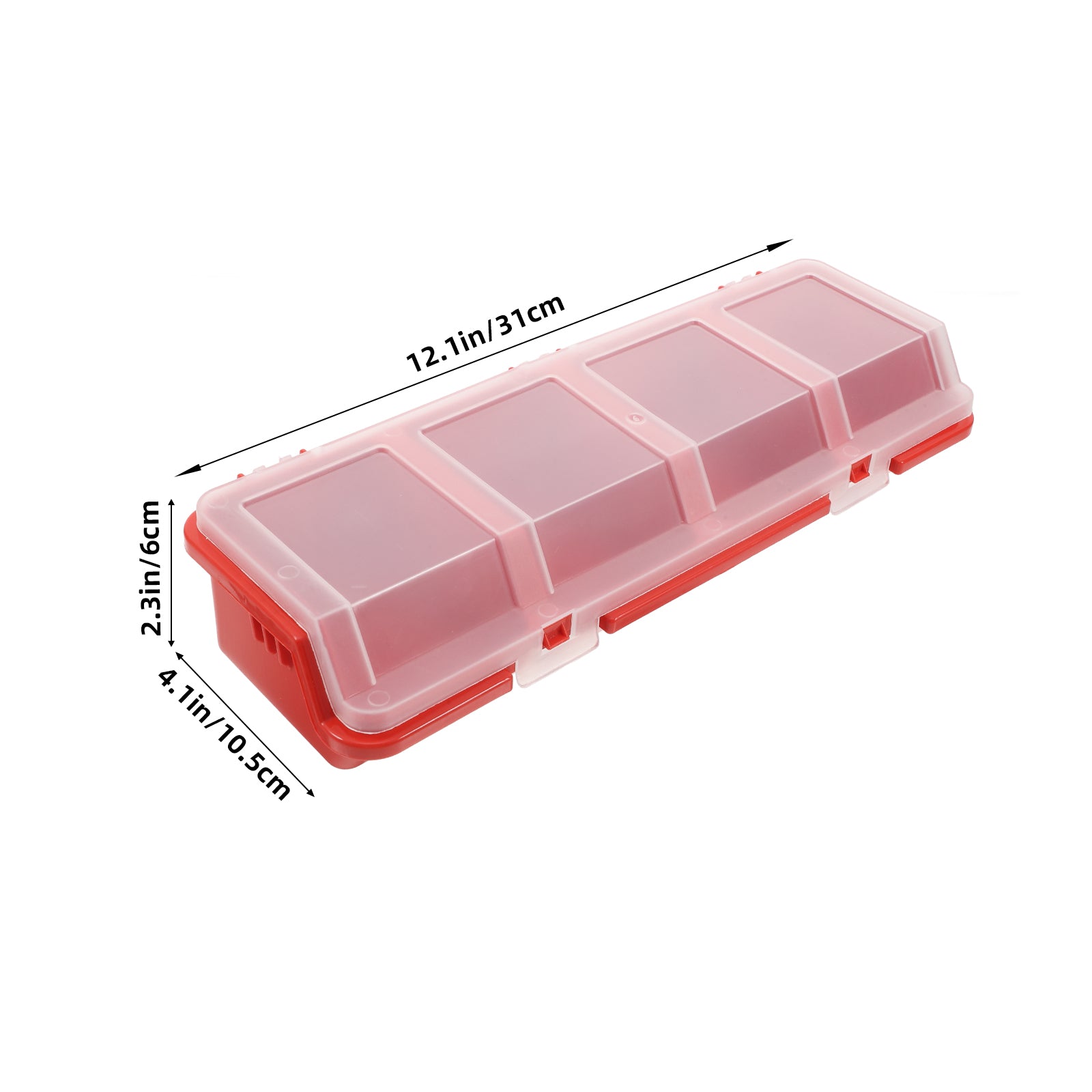 2 Pcs Screw and Nail Organizers Storage Parts Box Q19845