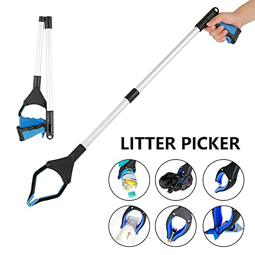 32" Foldable Green Grabber Reacher Tool E50797
