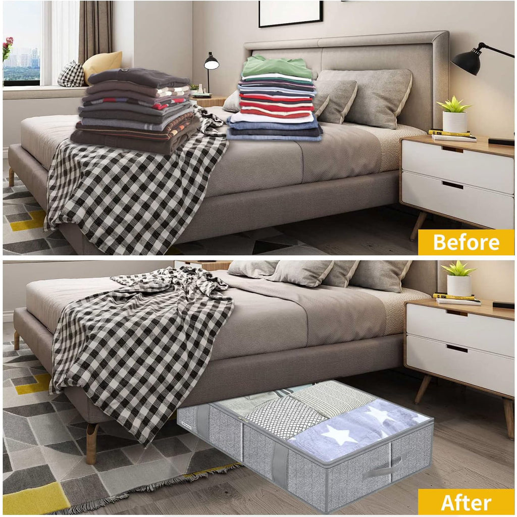 Breathable Zippered Storage Bag with Clear Window L744