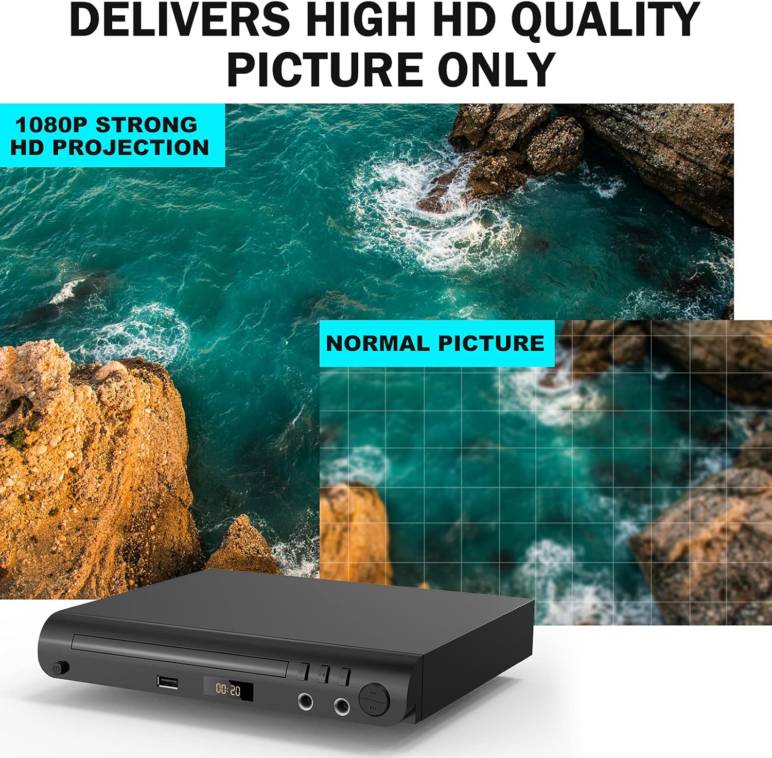 All Region Free DVD Player with HDMI Output D981